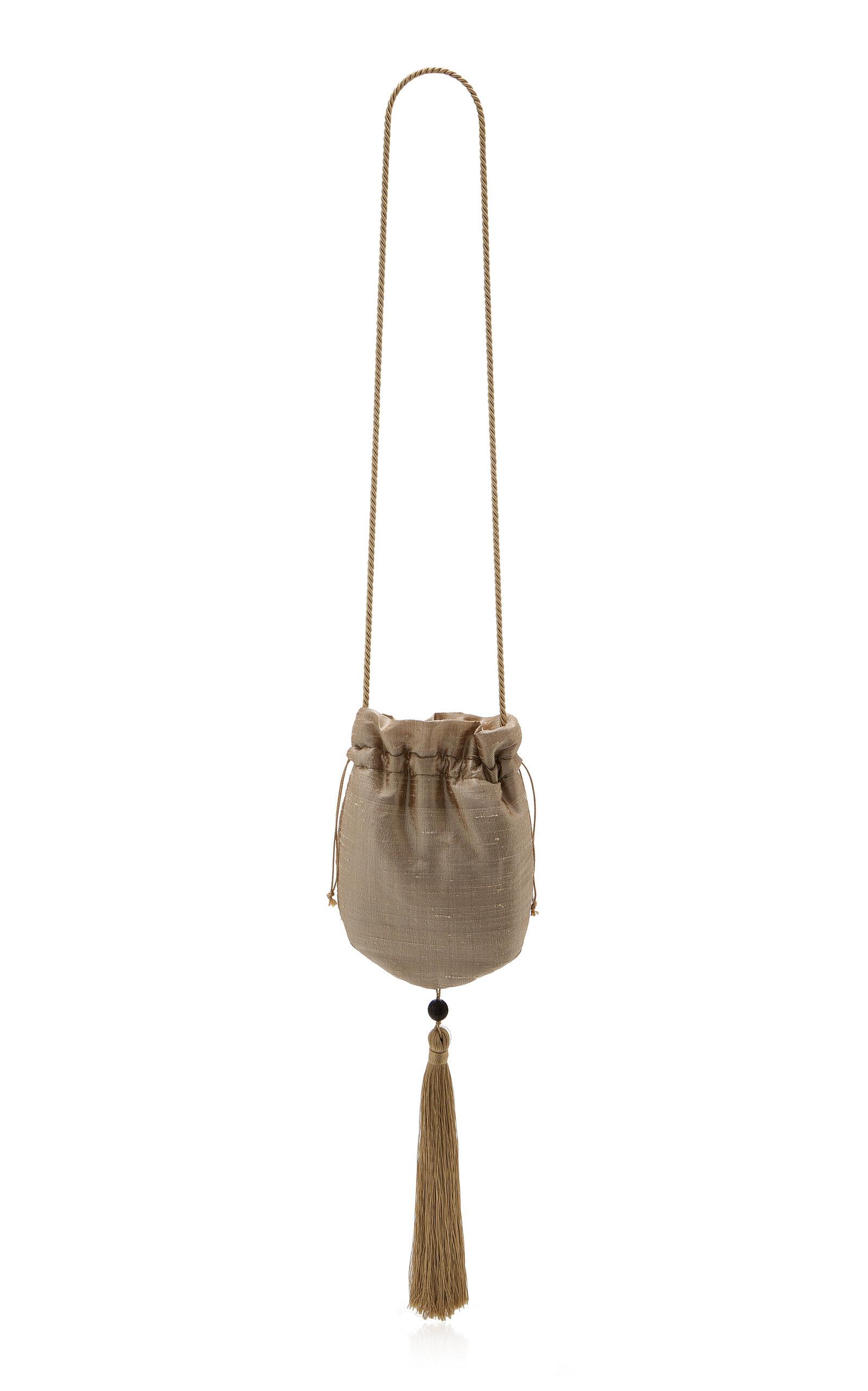 Le Sundial Exclusive La Isla Étoile Tasseled Silk Pouch - Moda Operandi by LE SUNDIAL