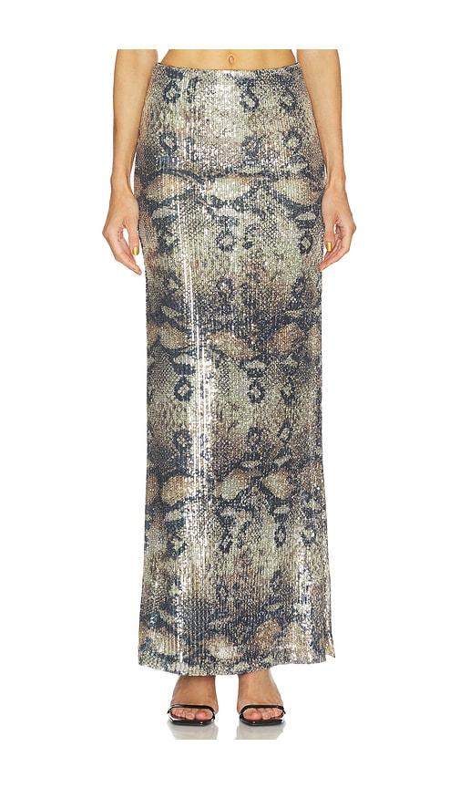 Le Superbe Maxi Slip Skirt in Grey by LE SUPERBE