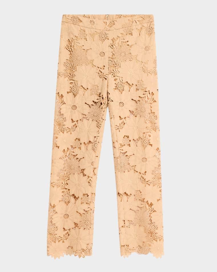 Suntan Lace Camp Pants by LE SUPERBE