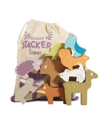 Woodland Stacking Forest Animals & Bag by LE TOY VAN