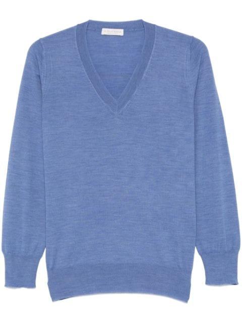 V-neck sweater by LE TRICOT PERUGIA