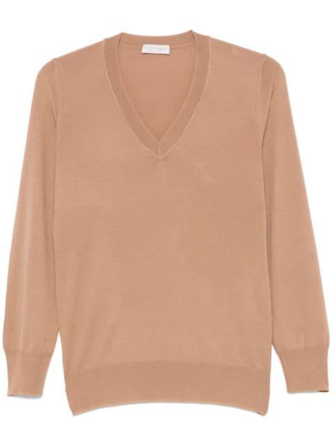 V-neck sweater by LE TRICOT PERUGIA