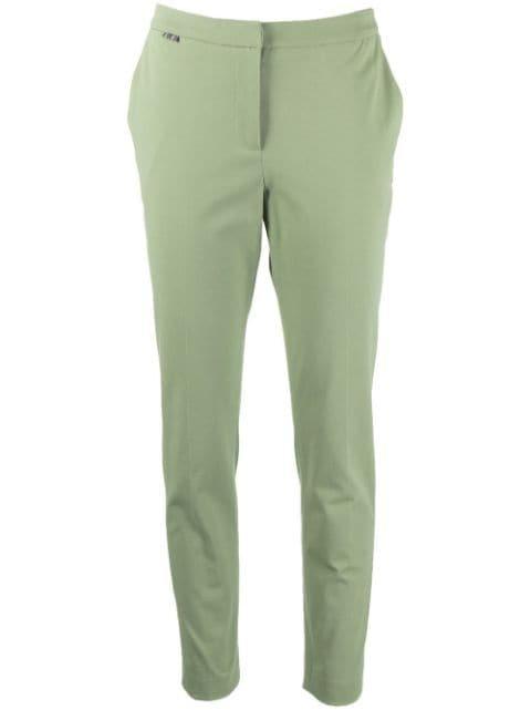 low-rise tapered trousers by LE TRICOT PERUGIA