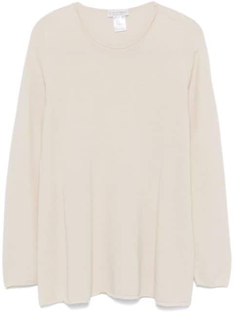 rolled-trim sweater by LE TRICOT PERUGIA
