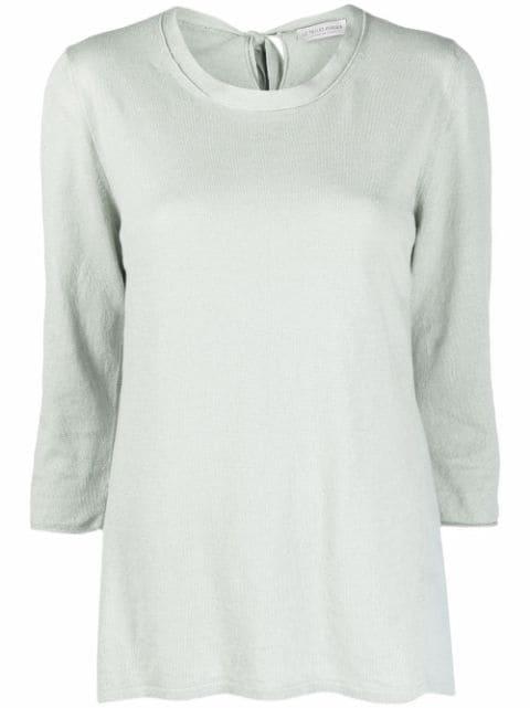 round neck long-sleeved T-shirt by LE TRICOT PERUGIA