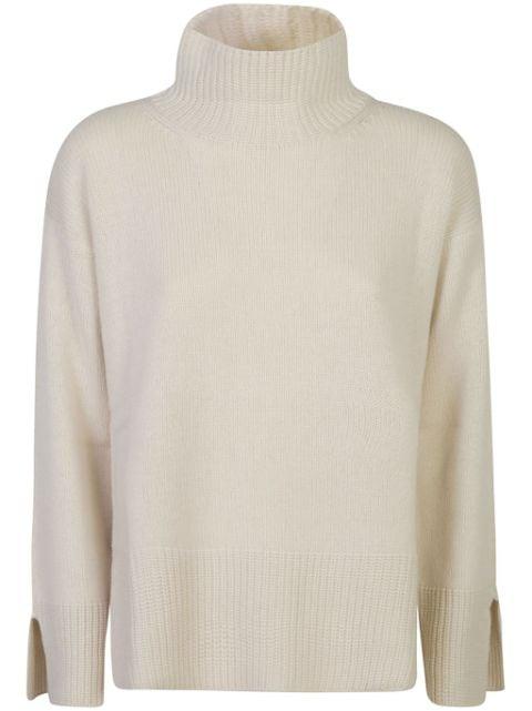 slit-cuff turtleneck by LE TRICOT PERUGIA