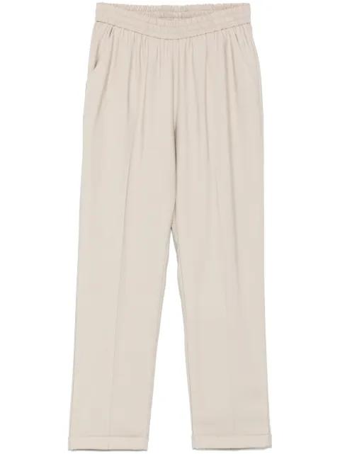 tapered trousers by LE TRICOT PERUGIA