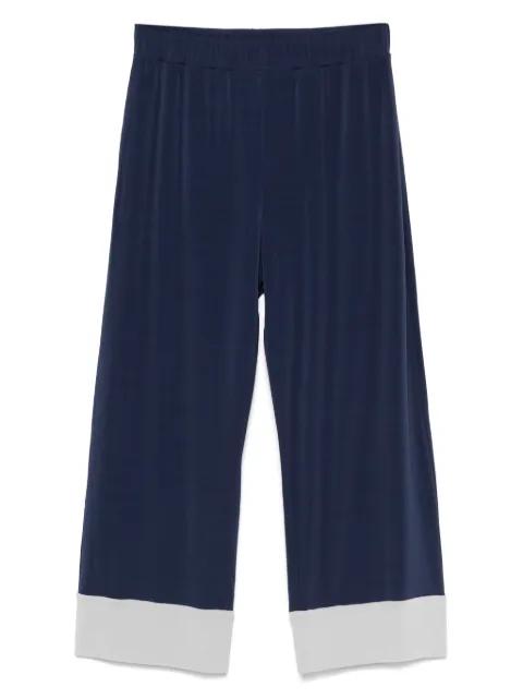 two-tone trousers by LE TRICOT PERUGIA