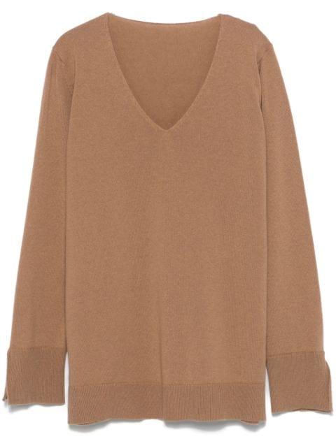 v-neck sweater by LE TRICOT PERUGIA