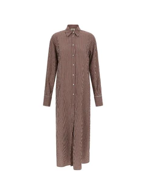 Brina striped midi dress by LE TWINS
