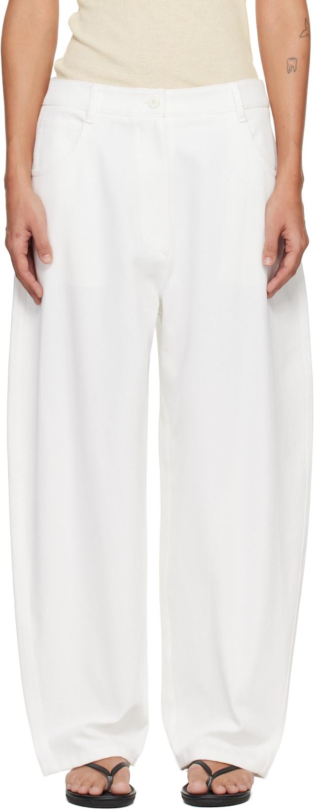 White Oblong Trousers by LE17SEPTEMBRE