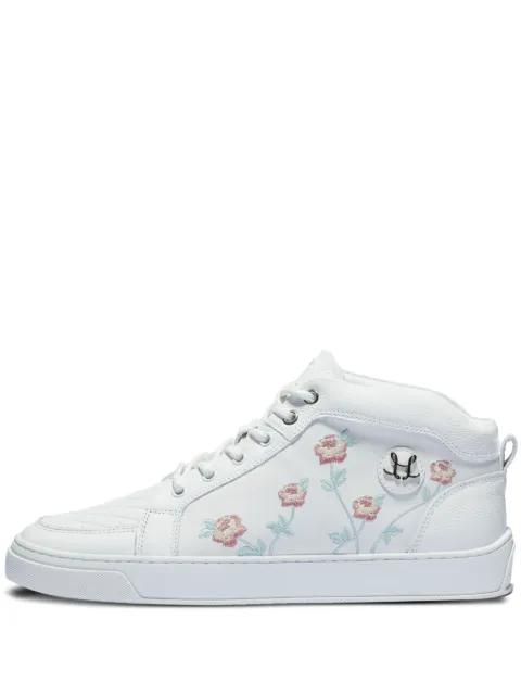 Ezio embroidered-floral sneakers by LEANDRO LOPES