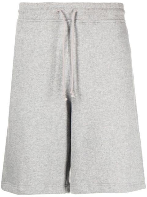 drawstring-waistband detail shorts by LEATHERSMITH OF LONDON