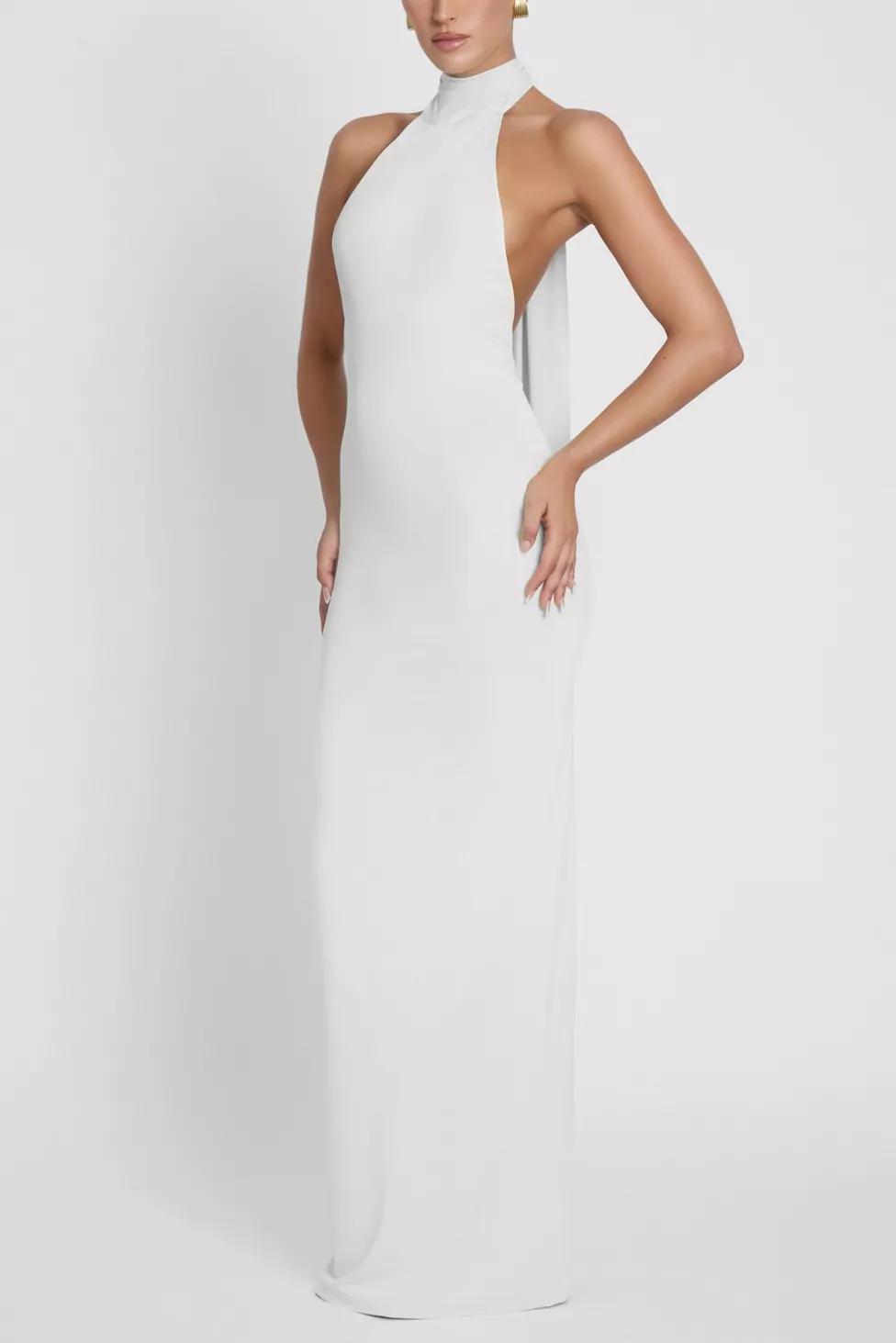 LEAU Alaia Drape Maxi Dress by LEAU