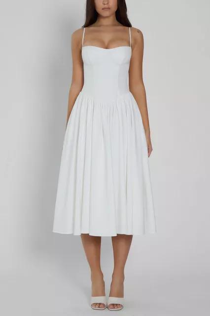 LEAU Ballerina Bustier Midi Dress by LEAU