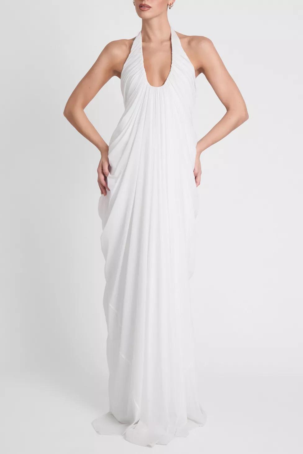 LEAU Cascade Drape Gown by LEAU