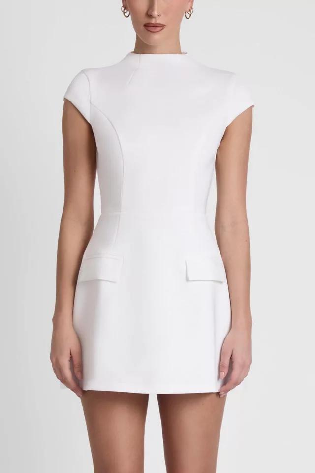 LEAU Cote Cap Sleeve Pocket Mini Dress by LEAU