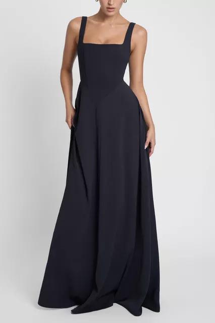 LEAU Siren Square Neck Corset Maxi Dress by LEAU