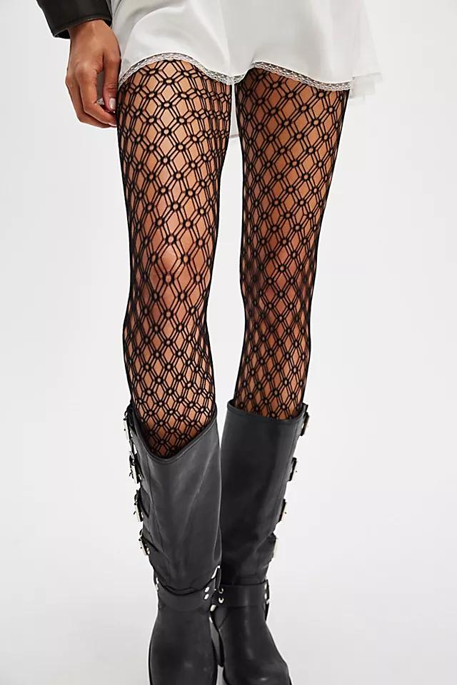 LECHERY® Ring Net Tights by LECHERY