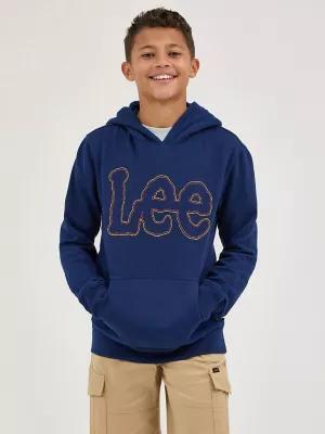 Boy's Popover Fleece Logo Hoodie | Boy's Boys | Lee® by LEE JEANS