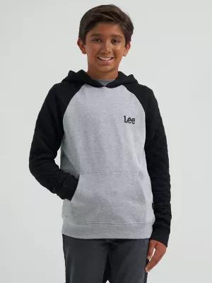 Boy's Quilted Raglan Fleece Hoodie | Boy's Boys | Lee® | Shipping to Canada by LEE JEANS