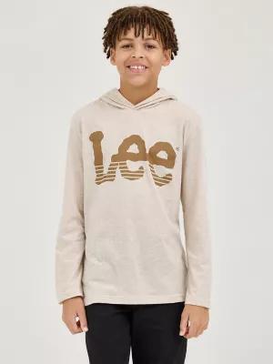 Boy's Stripe Twitch Logo Hoodie Tee | Boy's Boys | Lee® by LEE JEANS