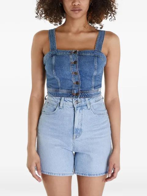 First Rainfall panelled button-front tank top by LEE JEANS