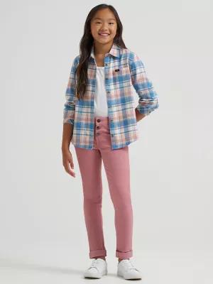 Girl's Button-Fly Jean in Limpett Shell by LEE JEANS