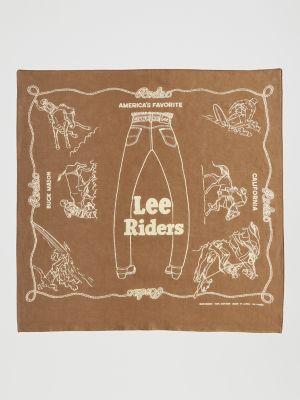 Lee x Buck Mason Poster Bandana:Mocha:One Size | Men's Luggage & Accessories | Lee® by LEE JEANS