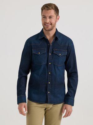 Men's All Purpose Western Denim Snap Shirt | Men's Tops & Tees | Lee® by LEE JEANS Men's All Purpose Western Denim Snap Shirt | Men's Tops & Tees | Lee® by LEE JEANS