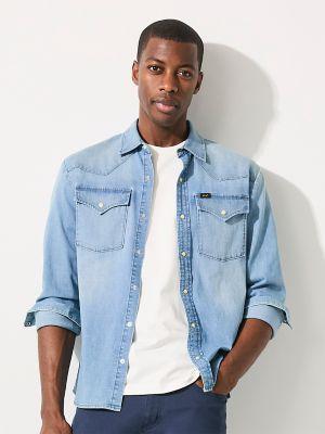 Men's All Purpose Western Denim Snap Shirt | Men's Tops & Tees | Lee® by LEE JEANS