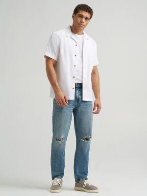 Men's Distressed 100% Cotton Relaxed Straight Jean | Men's Jeans | Lee® | Shipping to Canada by LEE JEANS