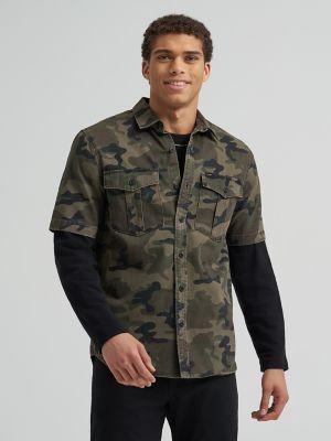 Men's Double Chest Patch Pocket Button Down Shirt | Men's Tops & Tees | Lee® by LEE JEANS