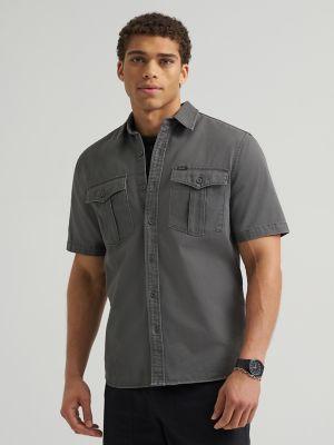 Men's Double Chest Patch Pocket Button Down Shirt | Men's Tops & Tees | Lee® | Shipping to Canada by LEE JEANS