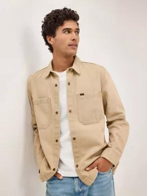 Men's Double Pocket Snap Front Overshirt | Men's Tops & Tees | Lee® | Shipping to Canada by LEE JEANS