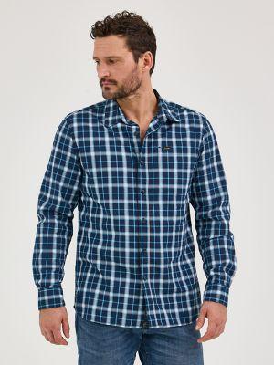 Men's Extreme Motion All Purpose Plaid Button Down Shirt by LEE JEANS