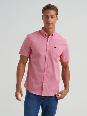 Men's Glacier Dobby Button Down Shirt | Men's Tops & Tees | Lee® by LEE JEANS