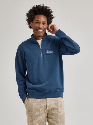 Men's Lee® x Paul Smith Quarter Zip Sweatshirt | Men's Tops & Tees | Lee® by LEE JEANS