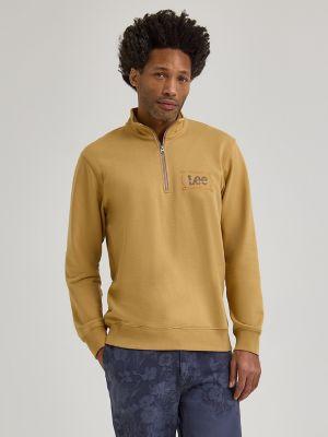 Men's Lee® x Paul Smith Quarter Zip Sweatshirt | Men's Tops & Tees | Lee® | Shipping to Canada by LEE JEANS