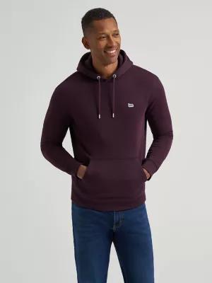 Men's Logo Patch Solid Hoodie | Men's Tops & Tees | Lee® | Shipping to Canada by LEE JEANS