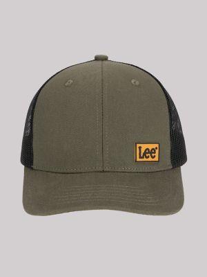Mens Logo Patch Trucker Hat:Olive:One Size | Men's Luggage & Accessories | Lee® by LEE JEANS