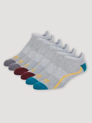Men's No Show Tab Socks 6-Pack | Men's Accessories | Lee® by LEE JEANS