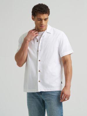 Men's Relaxed Textured Camp Shirt | Men's Tops & Tees | Lee® | Shipping to Canada by LEE JEANS