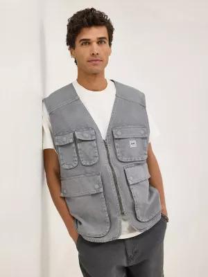 Men's Relaxed Workwear Vest | Men's Jackets & Outerwear | Lee® | Shipping to Canada by LEE JEANS