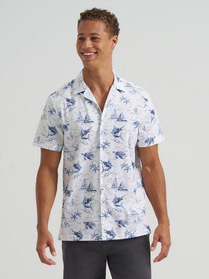 Men's Sea Life Print Camp Shirt | Men's Tops & Tees | Lee® by LEE JEANS Men's Sea Life Print Camp Shirt | Men's Tops & Tees | Lee® by LEE JEANS