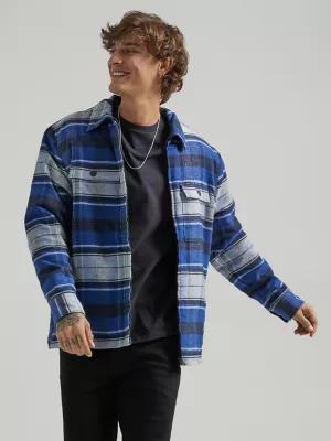 Men's Sherpa Lined Flannel Overshirt | Men's Tops & Tees | Lee® | Shipping to Canada by LEE JEANS