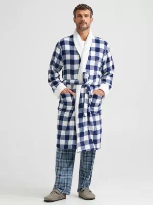 Men's Sherpa Lined Flannel Robe | Men's Luggage & Accessories | Lee® by LEE JEANS