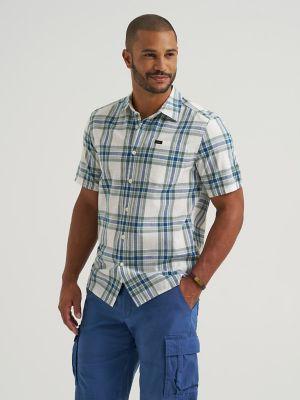 Men's Short Sleeve All Purpose Button Down Shirt | Men's Tops & Tees | Lee® | Shipping to Canada by LEE JEANS