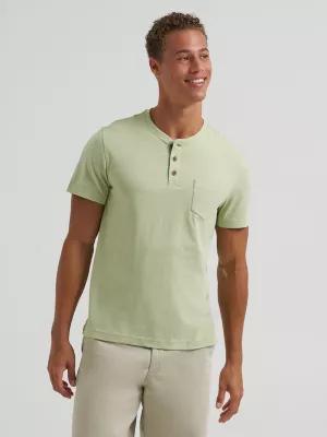 Men's Short Sleeve Jersey Henley | Men's Tops & Tees | Lee® by LEE JEANS