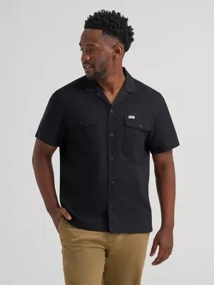 Men's Short Sleeve Relaxed Fit Button Down Workshirt | Men's Tops & Tees | Lee® by LEE JEANS